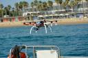 Dron en inspección de litoral