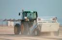 Beach cleaning - sifting sand