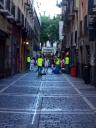 Cleaning operations during the festival of San Fermín