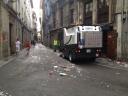 Cleaning operations during the festival of San Fermín