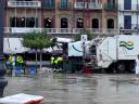 Cleaning operations during the festival of San Fermín