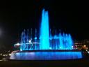 Fountains with water and light games
