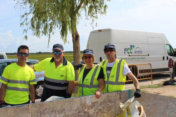 FCC Ámbito participa en la campaña “Por una Albufera sin Plásticos”