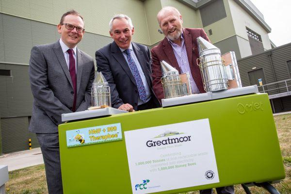 The FCC Environment Energy-from-Waste facility in Buckinghamshire is buzzing with a million bees reaching one million tonnes