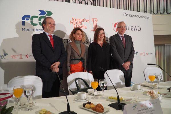 FCC Medio Ambiente patrocina un desayuno informativo con Francina Armengol, presidenta del Gobierno de las Islas Baleares