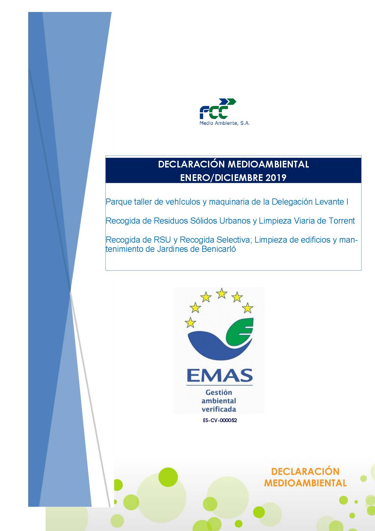 ES-CV-000052 Declaración medioambiental FCC LEVANTE I firmado