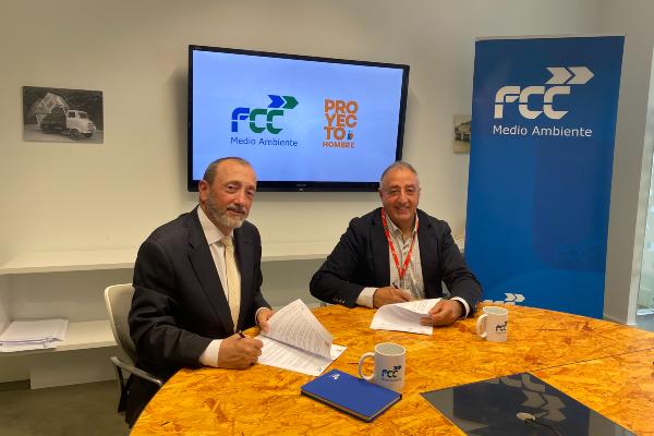 FCC Medio Ambiente firma un convenio marco de colaboración con la Asociación Proyecto Hombre