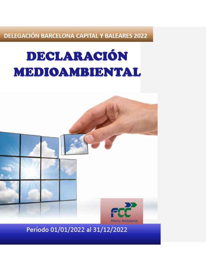 EST_CAT_000280 Declaración Medioambiental FCC Medio Ambiente Barcelona Capital y Baleares